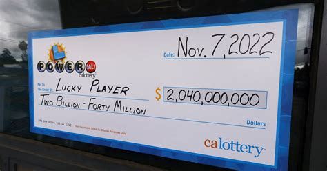 Morro Bay Powerball Player Claims Record California Payout.